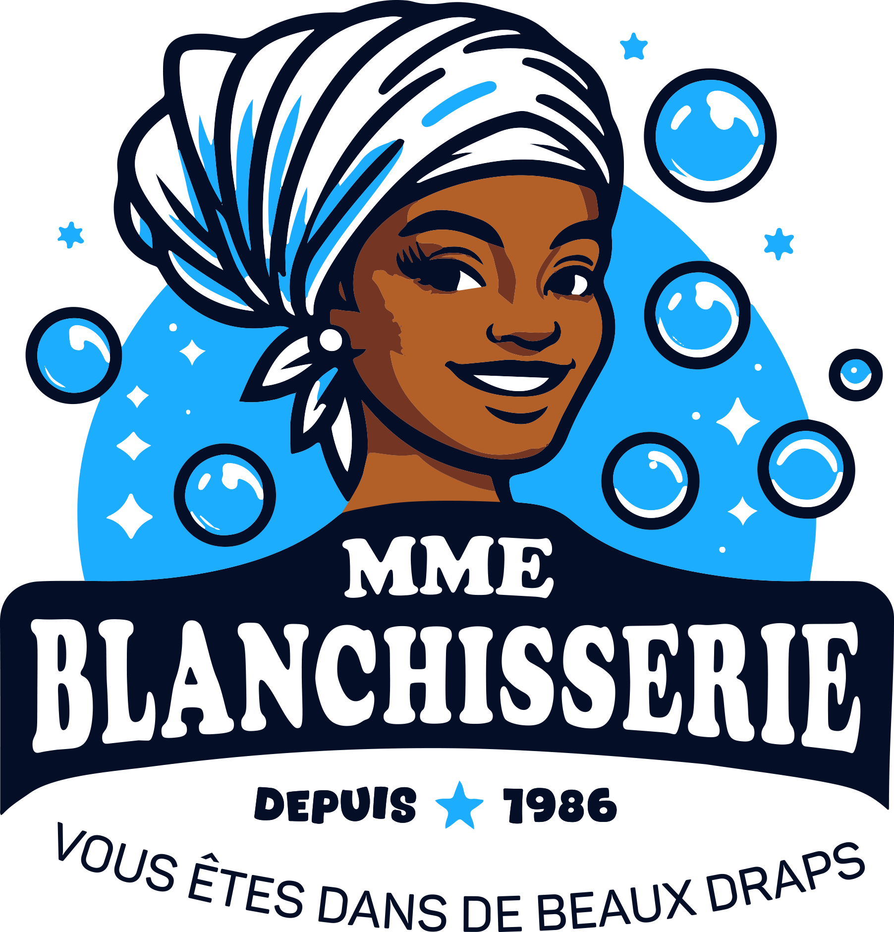 Mme Blanchisserie Logo